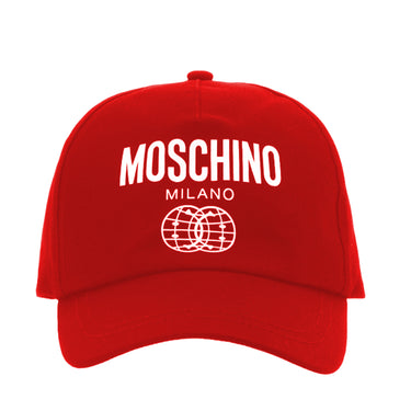 Gorra MOSCHINO roja para niños y Adolecentes